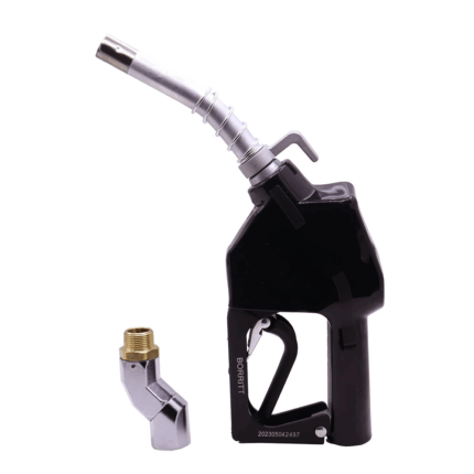 34 NPT AUTO Black Fuel Nozzle Kit+Hook
