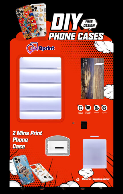 Smart DIY Phone Case Printer Vending Machine – Automated Customization Kiosk