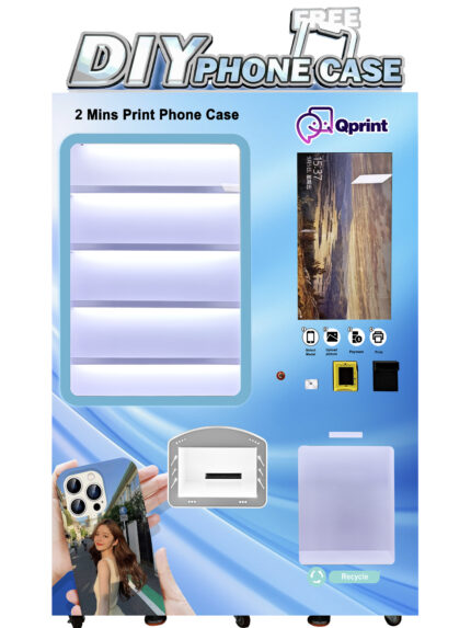 Self-Service DIY Phone Case Printer Vending Machine – Automated Customization Shell Kiosk